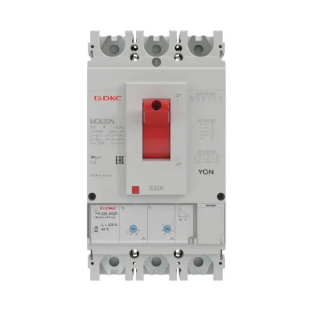 Выключатель автоматический 3п 400А 40кА Ir 0.4…1xIn Isd 1.5…10xIn YON MD400N-MR1