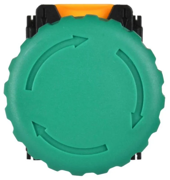 Кнопка "Грибок" 1НО+1НЗ MASTER поворотн. с фиксацией зел. IEK MI-BG60-11ZS-3-23-K06