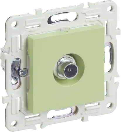 Розетка TV оконечная SKANDY SK-A12G мятный IEK SK-A10-O-K06