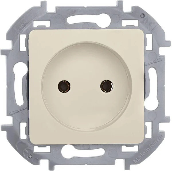 Розетка 1-м СП Inspiria 16А IP20 250В 2P механизм сл. кость Leg 673711