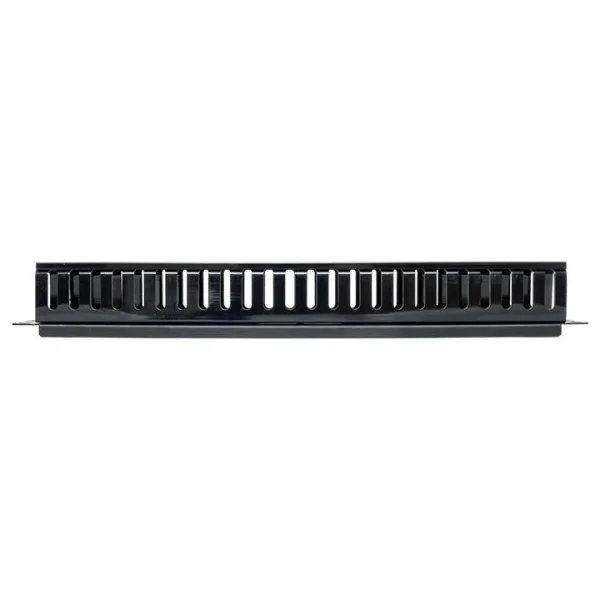 Органайзер кабельный TERACOM PRO с крышкой 19дюйм 1U пластик. черн. EKF TRP-1CORF-PL-BK
