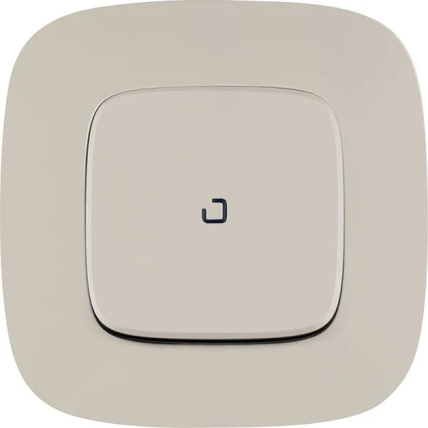 Переключатель 1-кл. СП Valena Allure 10А IP20 250В 10AX с подсветкой с лицев. панелью безвинтов. зажимы механизм сл. кость Leg 752826
