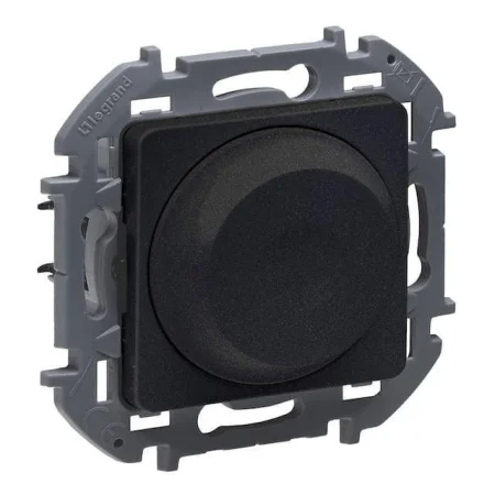 Механизм светорегулятора поворотного Inspiria 300Вт без нейтрали антрацит Leg 673793