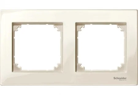 Рамка 2-м Merten M-Plan беж. SchE MTN515244