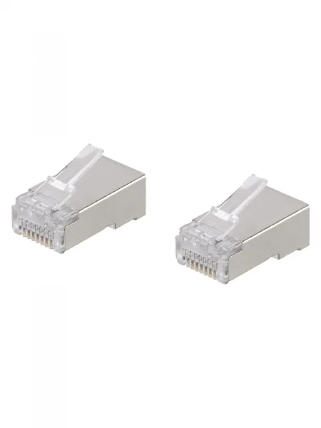 Разъем RJ-45 FTP для кабеля кат. 5Е, 8P8C (2 шт), TDM