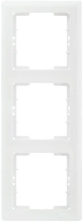 Рамка 3-м BOLERO РВ-3-ББ верт. бел. IEK EMB31-K01
