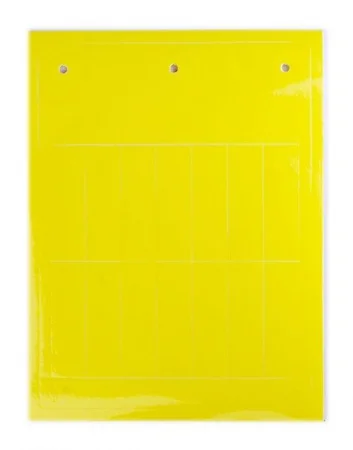 Табличка эластичная клейкое основание винил желт. (уп.140шт) DKC TAF1549AY