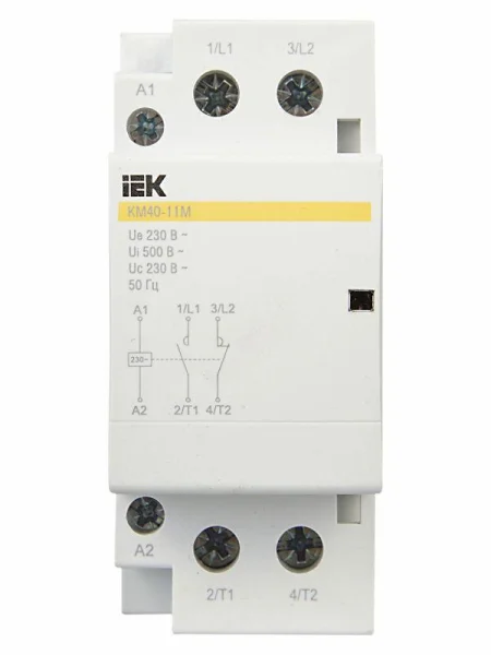 Контактор модульный КМ40-11М AC IEK MKK11-40-11