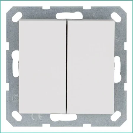 Переключатель перекрестный 1-кл. 10А IP20 механизм бел. глянцевый Jasmart G3013W