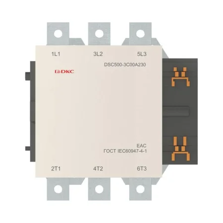 Контактор магнитный DSC500-3C00A230 500А 250кВт (AC3) 220В AC DKC DSC500-3C00A230
