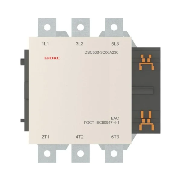 Контактор магнитный DSC500-3C00A230 500А 250кВт (AC3) 220В AC DKC DSC500-3C00A230