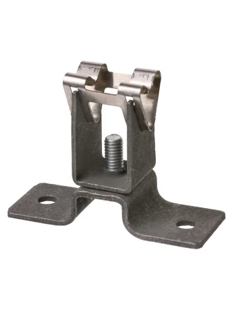Держатель для гориз. и верт. поверхностей, стал. Фикс. для прута Ø8 мм, высота 45 мм, гор. цинк. TDM
