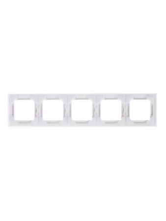 Рамка Levit 5п бел./ледяной ABB 2CHH015050A6001