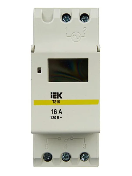 Таймер цифровой ТЭ15 16А 230В на DIN-рейку IEK MTA10-16