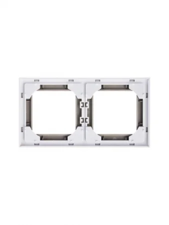 Рамка Levit 2п кофе макиато/бел. ABB 2CHH015020A6018