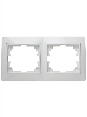 Рамка 2-м СП Plano 1-502-01 гор. бел. Intro Б0027625