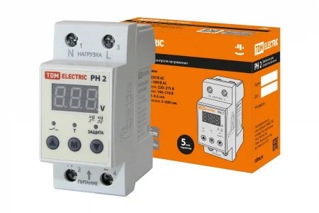 РН 2 63А-220В (LED-дисплей) TDM