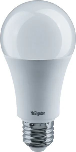 Лампа светодиодная 95 320 NLL-A60-15-230-2.7K-E27-PACK3 NAVIGATOR 95320