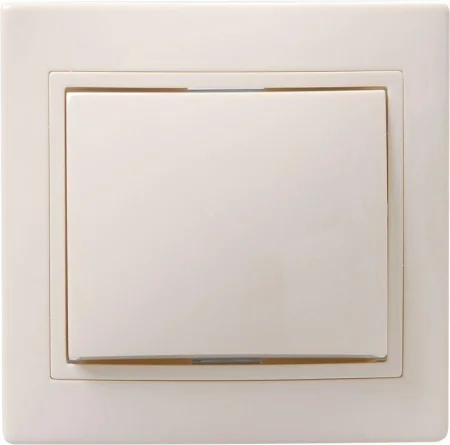 Выключатель 1-кл. 1п СП Кварта 10А IP20 ВС10-1-0-Км керамич. осн. крем. IEK EVK10-K33-10-K