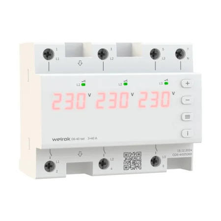 Реле напряжения D6-40 red Welrok 4660251140397