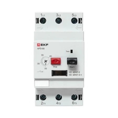 Выключатель автоматический для защиты двигателя АПД-80 25-40А EKF apd80-me-40