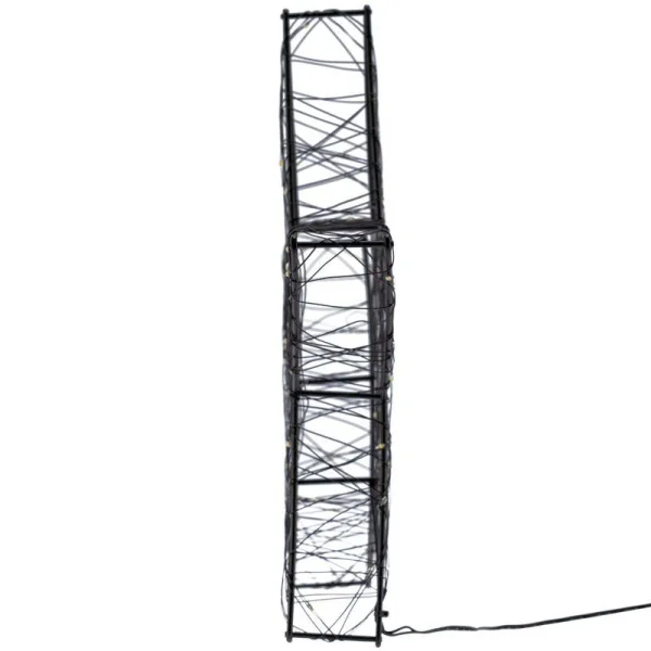 Фигура Металлическая 3D "Звезда" 35см питание 3хAA (не в компл.) тепл. бел. Neon-Night 513-706