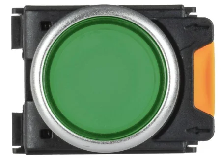 Кнопка d22мм 1НО+1НЗ MASTER зел. IEK MI-BT60-11-3-22-K06