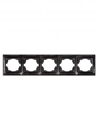 Рамка 5-ти постовая горизонтальная шоколад "Лама" TDM