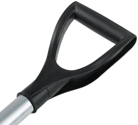 Лопата для уборки снега "Снеговик" 500х375х1355мм алюм. черенок; пластик. 68104