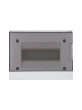 Бокс настенный Basic E 8М сер. прозр. дверь (с клемм) ABB 1SZR004002A2203