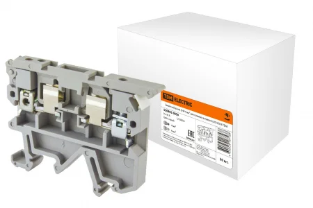 Зажим наборный ЗНИ 4мм2 для плавких вставок 5х20 500В TDM