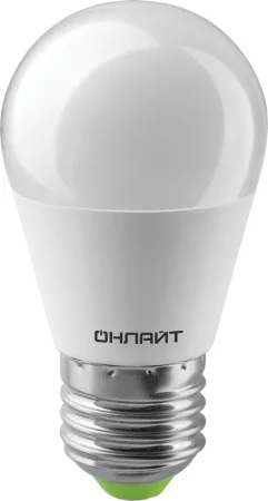 Лампа светодиодная 82 913 OLL-G45-10-230-4K-E27-PROMO 10Вт ОНЛАЙТ 82913