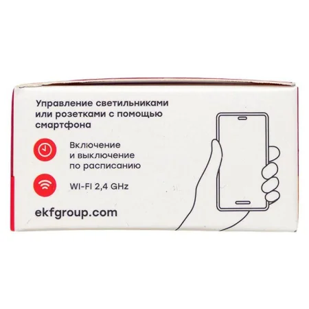 Реле в подрозетник 2-канальное Умное Wi-Fi Connect EKF ssh-2g-wf