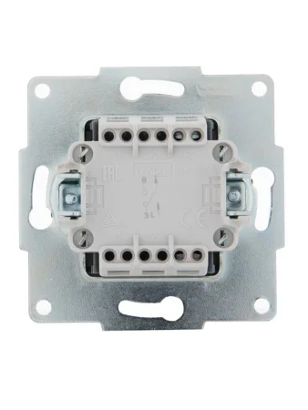 Выключатель 1-кл. 1п СП Karina 10А IP20 механизм черн. бархат LEZARD 707-4288-100