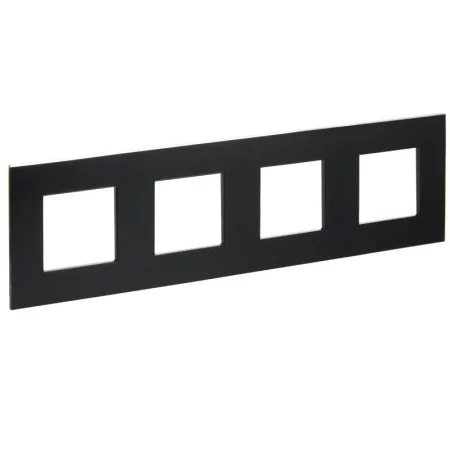 Рамка 4-м SKANDY SK-F34Bl металл черн. IEK SK-M42-M-K02