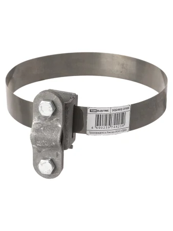 Держатель хомут Ø10-100 мм, для прута Ø6-10 мм, стальной зажим термодиффузия TDM