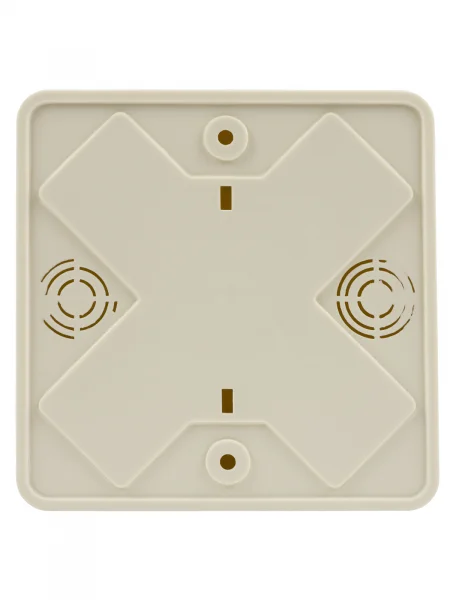 Коробка распаячная КР 100х100х44 ОП, сл. кость, IP40, инд. штрихкод TDM