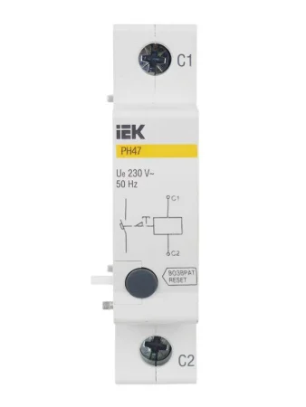 Расцепитель независимый РН47 на DIN-рейку IEK MVA01D-RN
