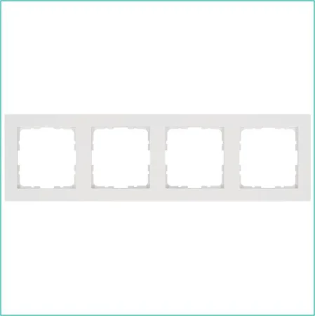 Рамка 4-м G-Classic бел. глянцевый Jasmart G1004W