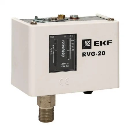 Реле избыточного давления RVG-20-0.6 (0.6МПа) EKF RVG-20-0.6
