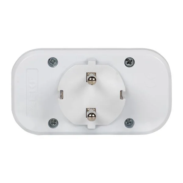 Разветвитель 2-м с заземл. 16А IP20 250В плоск. PROxima EKF ARP16-2