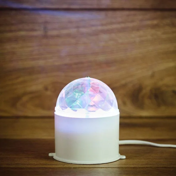 Лампа светодиодная "Диско" 3LED RGB 6Вт шар 220В многоцв. IP20 Neon-Night 601-252