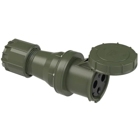 243-6.u PCE Розетка кабельная 125А/230V/2P+E/IP67, бронзово-зеленый