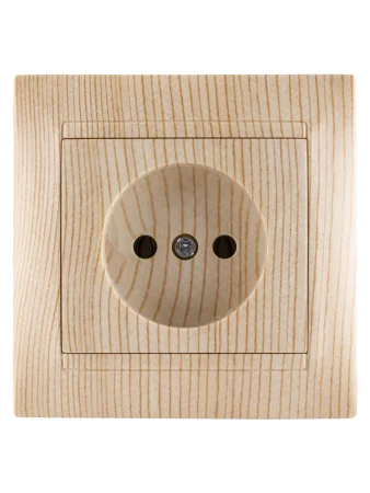 Розетка 2П 10А 250В сосна "Лама" TDM