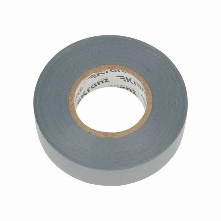 Изолента ПВХ профессиональная 0.18х19мм 20м сер. Kranz KR-09-2808