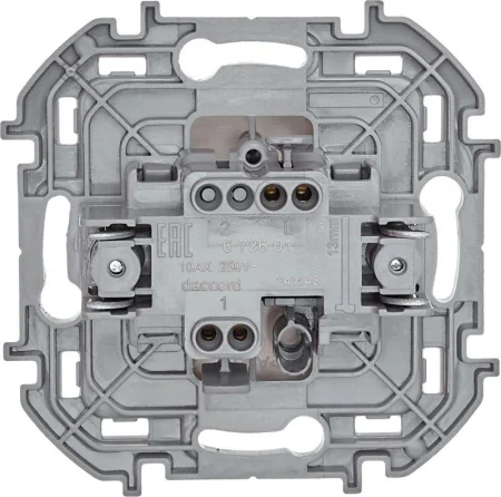 Выключатель 1-кл. Inspiria 10А IP20 250В 10AX механизм сл. кость Leg 673601