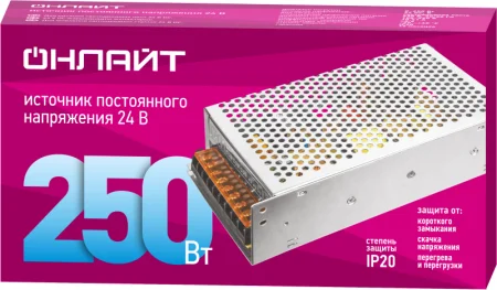 Драйвер для светодиодной ленты 90 645 OD-P250-IP20-24V ОНЛАЙТ 90645