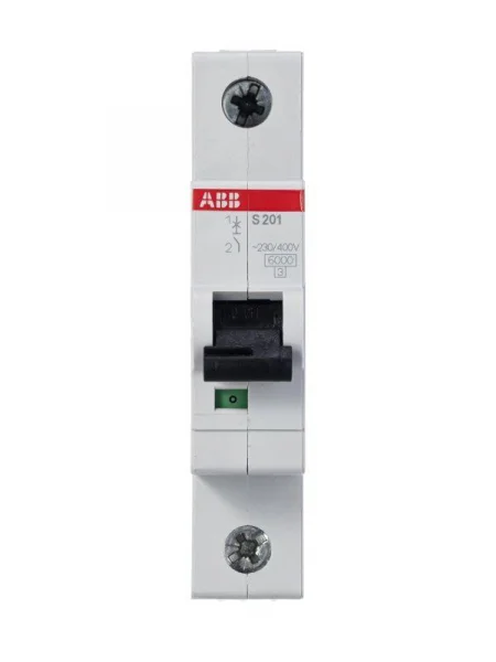 Выключатель автоматический модульный 1п C 3А 6кА S201 C3 ABB 2CDS251001R0034