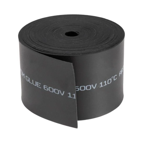 Лента термоусаживаемая ТЛ-0.8 50мм 5м с клеевым слоем черн. Rexant 48-9016