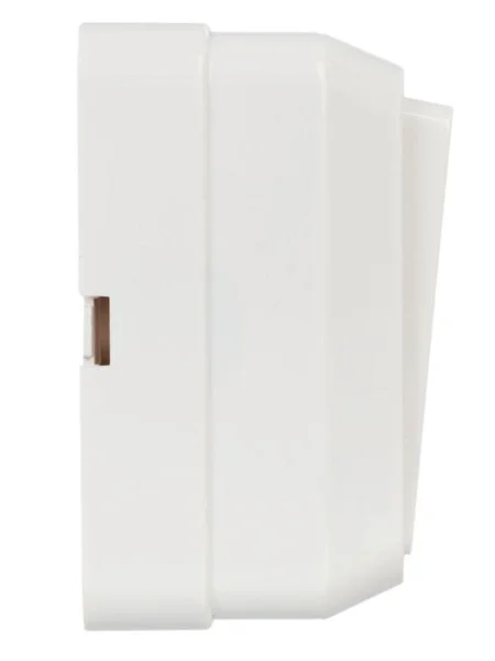 Выключатель 1-кл. ОП Октава 10А IP20 ВС20-1-0-ОБ 250В бел. IEK EVO10-K01-10-DC